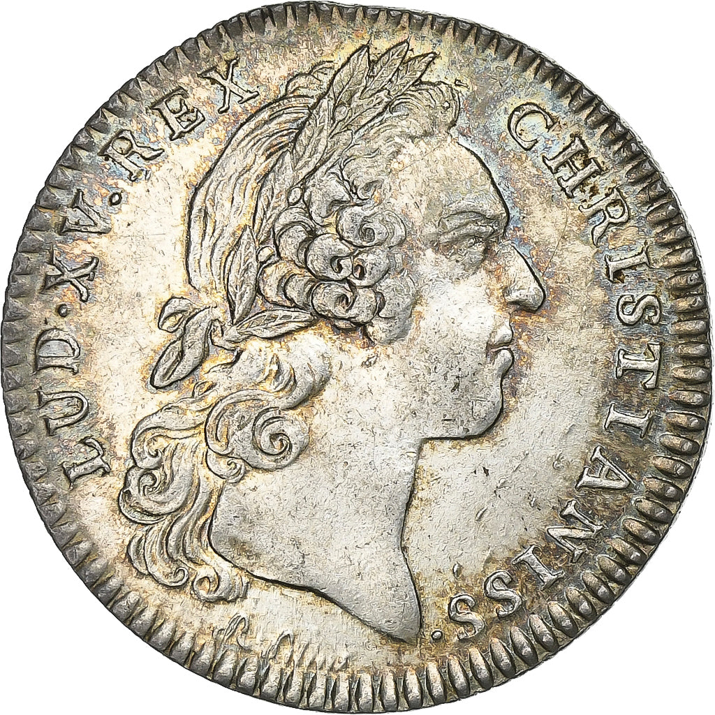 Francia, ficha, Louis XV, Maison du Roi, Syndics Généraux, 1737, Argento