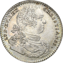 França, Token, Luís XV, Extraordinaire des Guerres, 1747, Prata, AU(55-58)