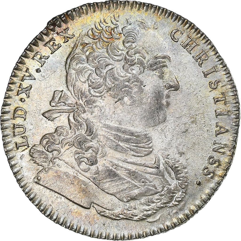 France, Token, Louis XV, Artillerie et Génie, Silver, AU(55-58), Feuardent:1136