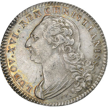Frankrijk, Token, Louis XVI, Etats de Bretagne, 1778, Zilver, Duvivier, ZF+