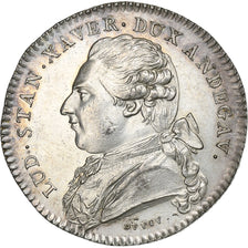 Francia, ficha, Louis-Stanislas-Xavier, duc d’Anjou, n.d., Argento, Duvivier