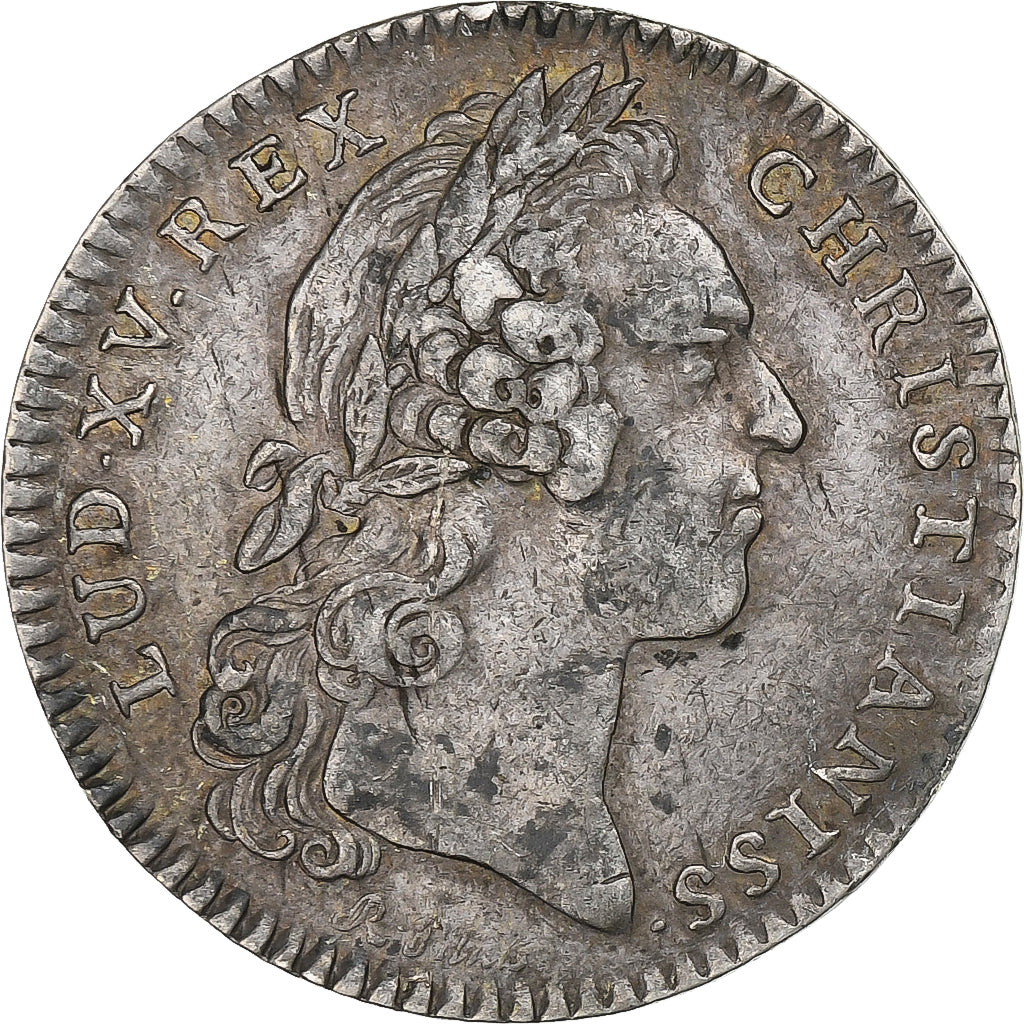 Francia, ficha, Louis XV, Extraordinaire des Guerres, 1762, Argento, BB
