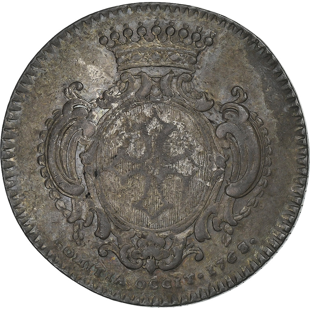 Francia, ficha, Louis XV, États de Languedoc, 1768, Argento, BB