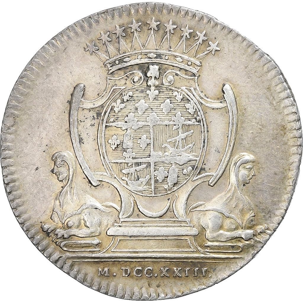 Frankreich, betaalpenning, Corporations, Imprimeur-Libraires, 1723, Silber, SS+
