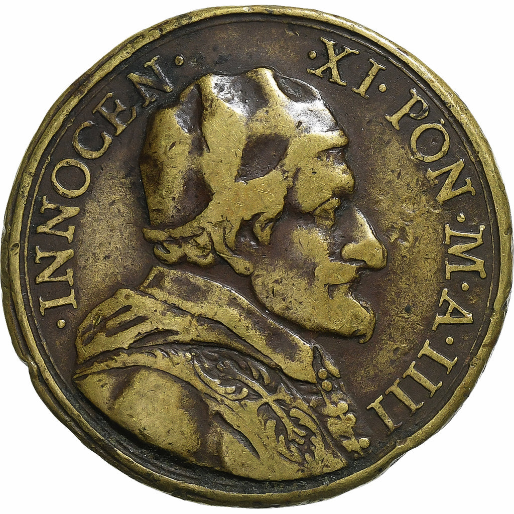 France, Médaille, Innocent XI, Basilique de la Sainte Maison, Lorette, n.d.