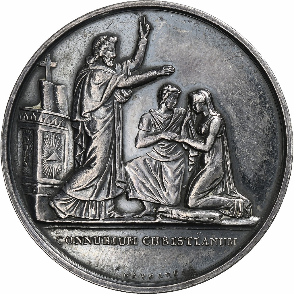 Francia, Médaille de mariage, n.d., Argento, Gayrard, SPL-