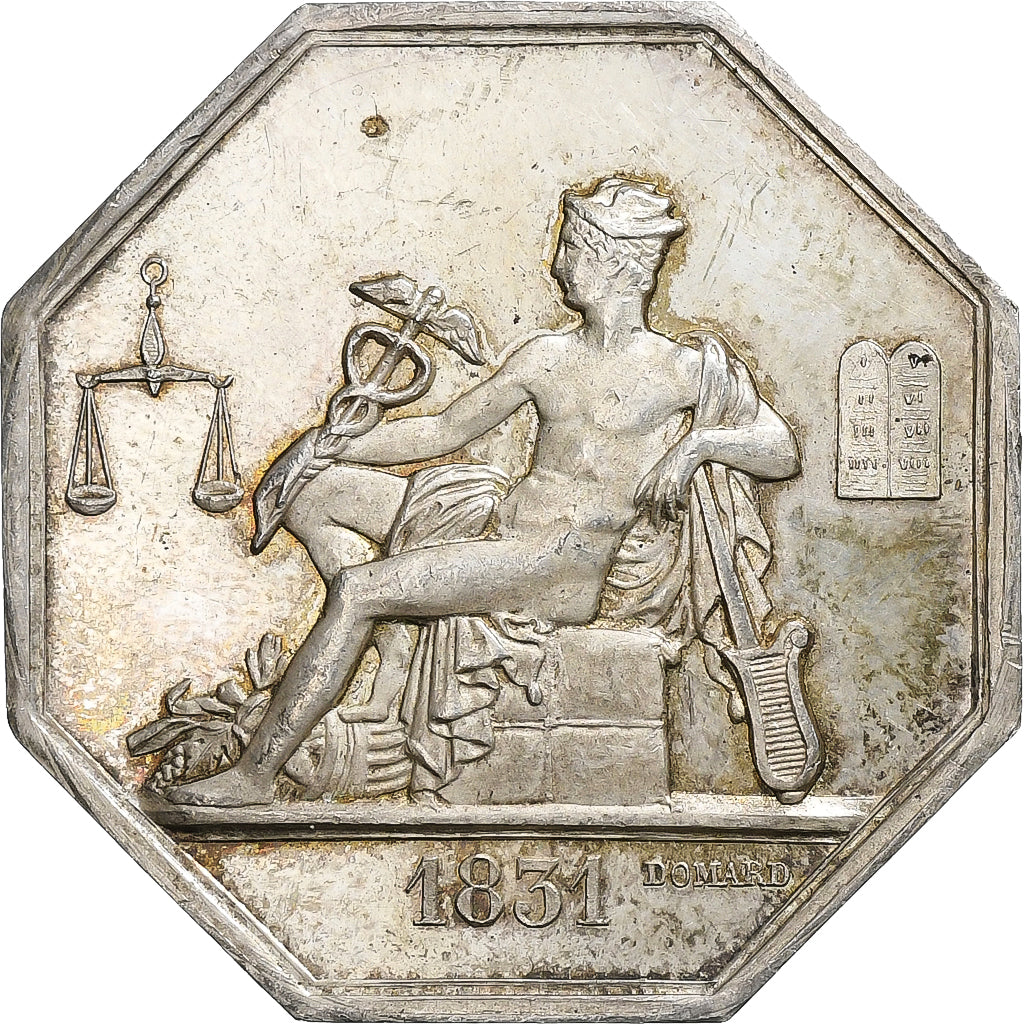 Francia, ficha, Commissaires experts du gouvernement, 1831, Argento, Domard