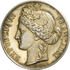 France, Medal, Marianne, n.d., Silver, Borrel, AU(55-58)