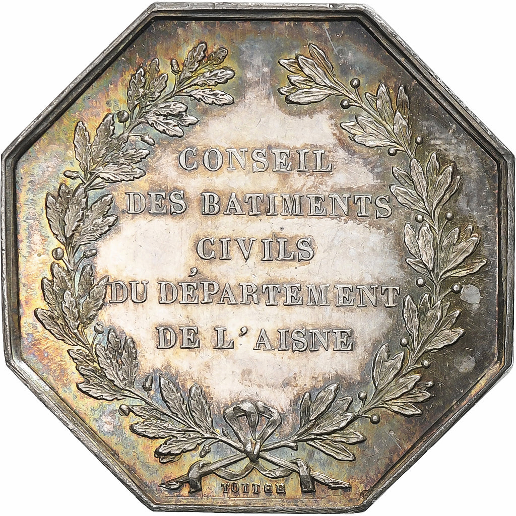 Francia, ficha, Napoléon III, Conseil des Bâtiments Civils, Aisne, n.d.