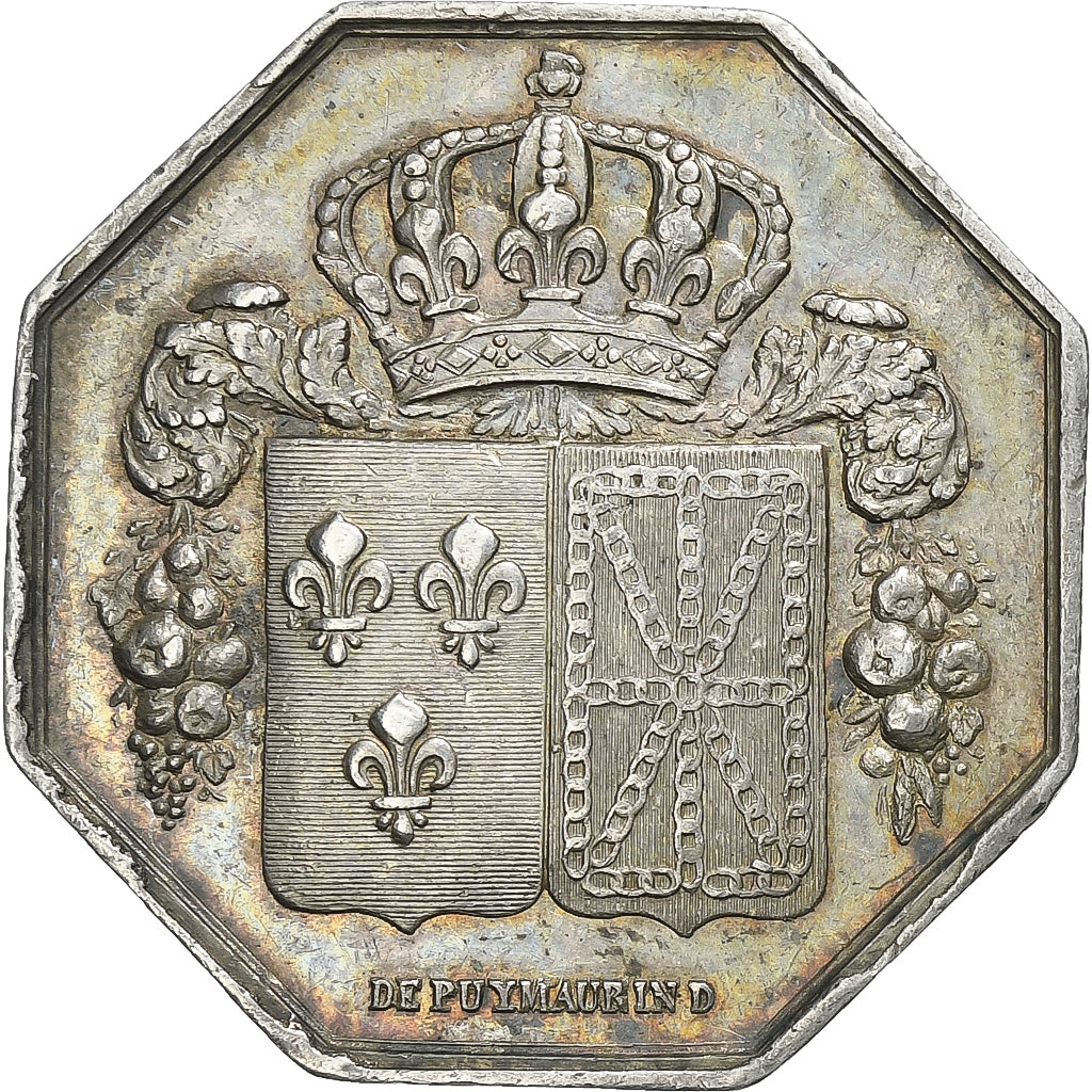 Francia, zeton, n.d., Plata, EBC
