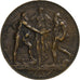 França, medalha, Percement du Canal de Panama, après 1880, Bronze, AU(55-58)