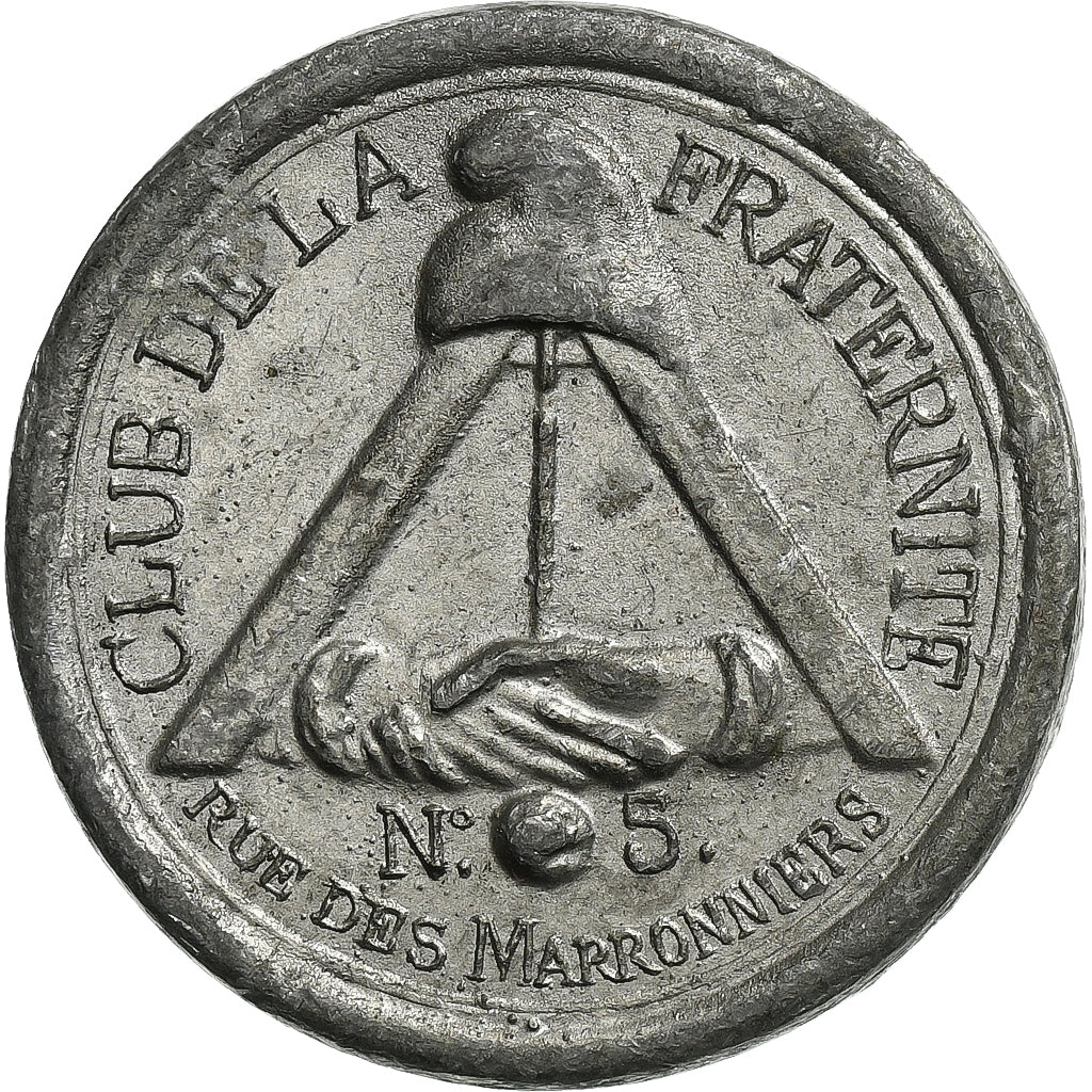 Francia, medaglia, Club de la Fraternité, Lyon, 1848, Piombo, SPL-