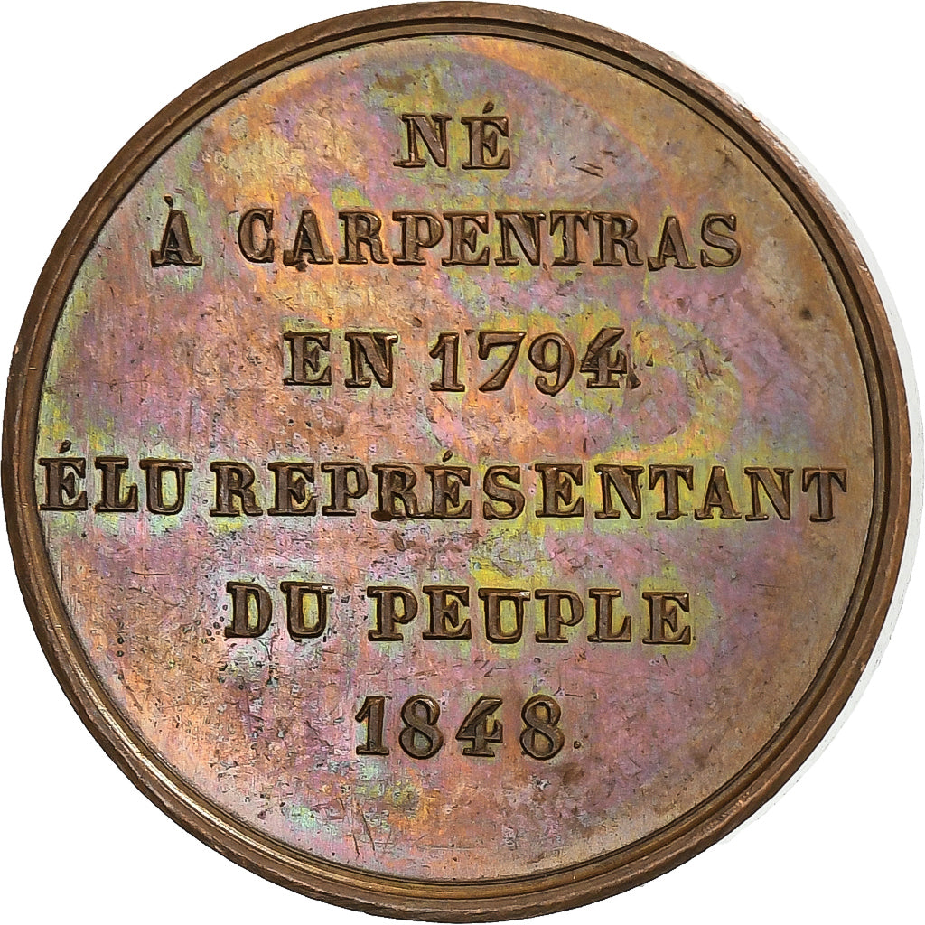 Francia, medaglia, François Vincent Raspail, Elu Représentant du Peuple, 1848