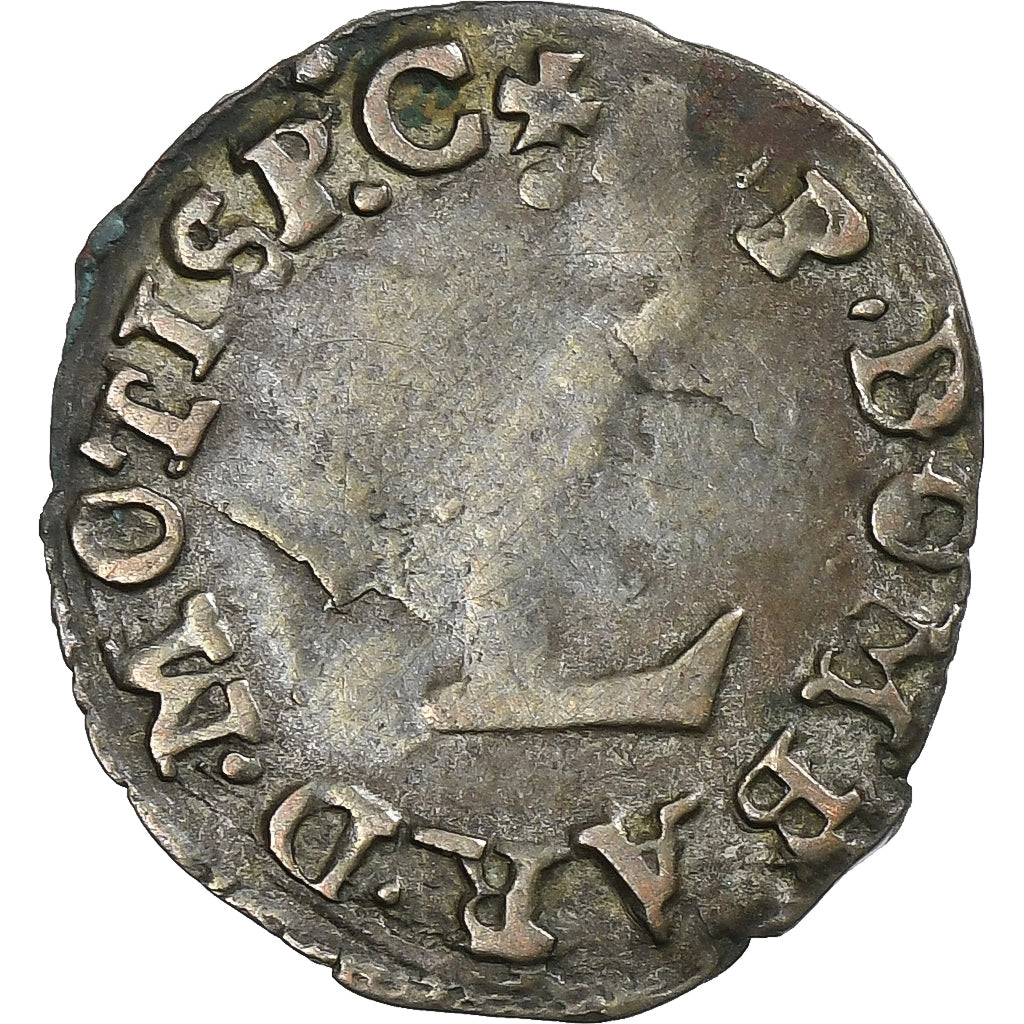 Principato di Dombes, Louis II de Montpensier, Liard, 1581, Trévoux, Biglione