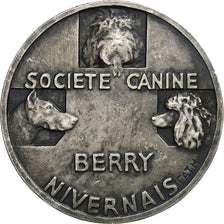 Francia, medaglia, Société Canine Berry-Nivernais, n.d., Rame, Fath, SPL-