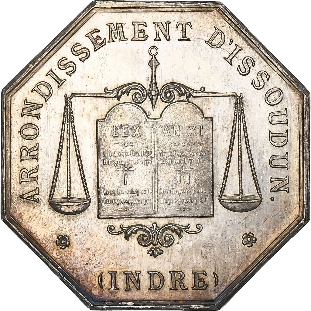 Frankreich, betaalpenning, Notaires de l'Arrondissement d'Issoudun, Indre, n.d.