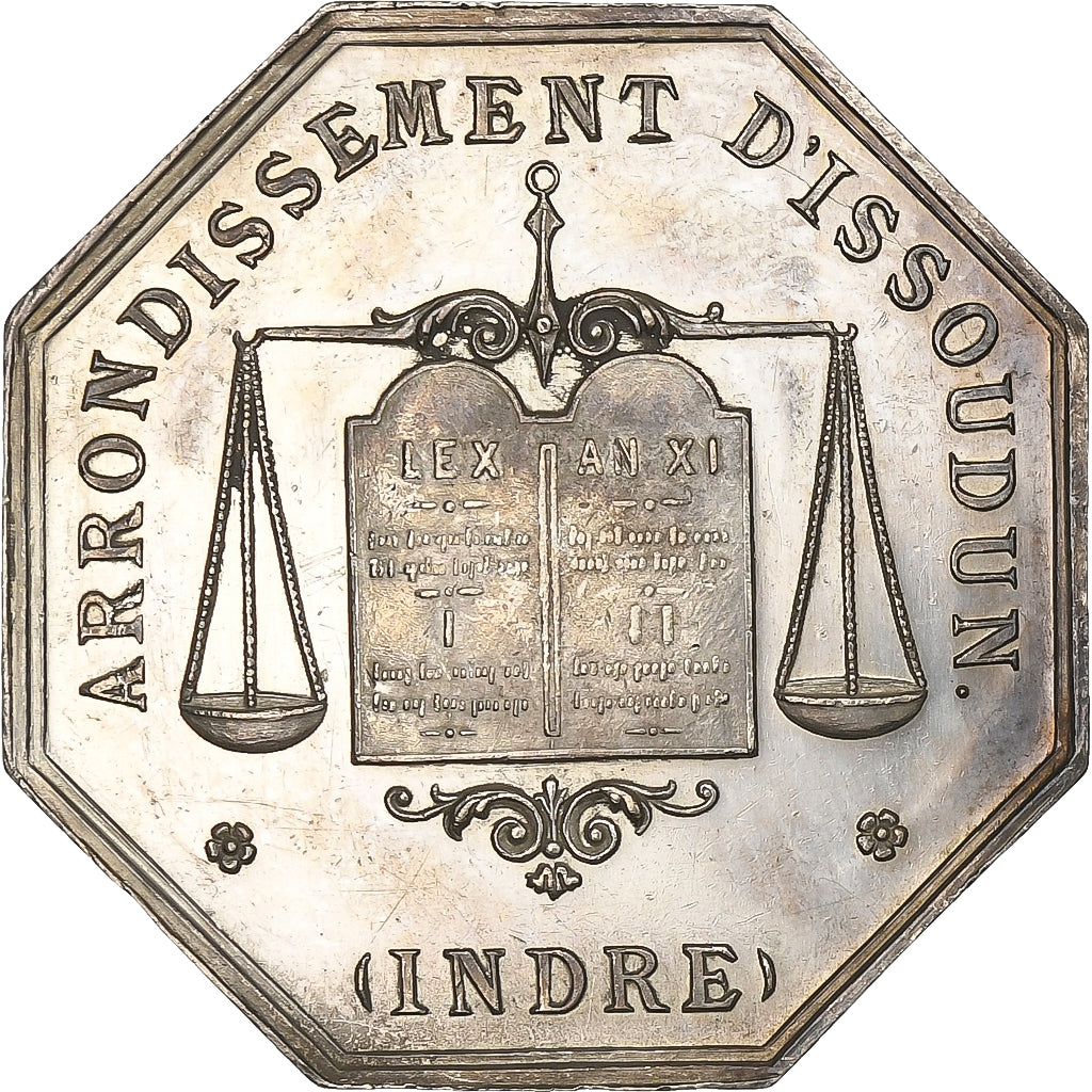 Frankreich, betaalpenning, Notaires de l'Arrondissement d'Issoudun, Indre, n.d.