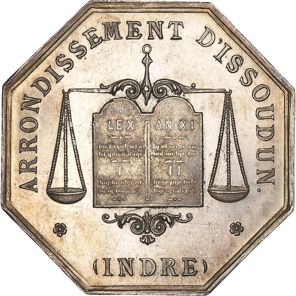 Francia, ficha, Notaires de l'Arrondissement d'Issoudun, Indre, n.d., Argento