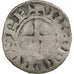 France, Philippe II, Denier Tournois, 1180-1223, Saint-Martin de Tours, Billon