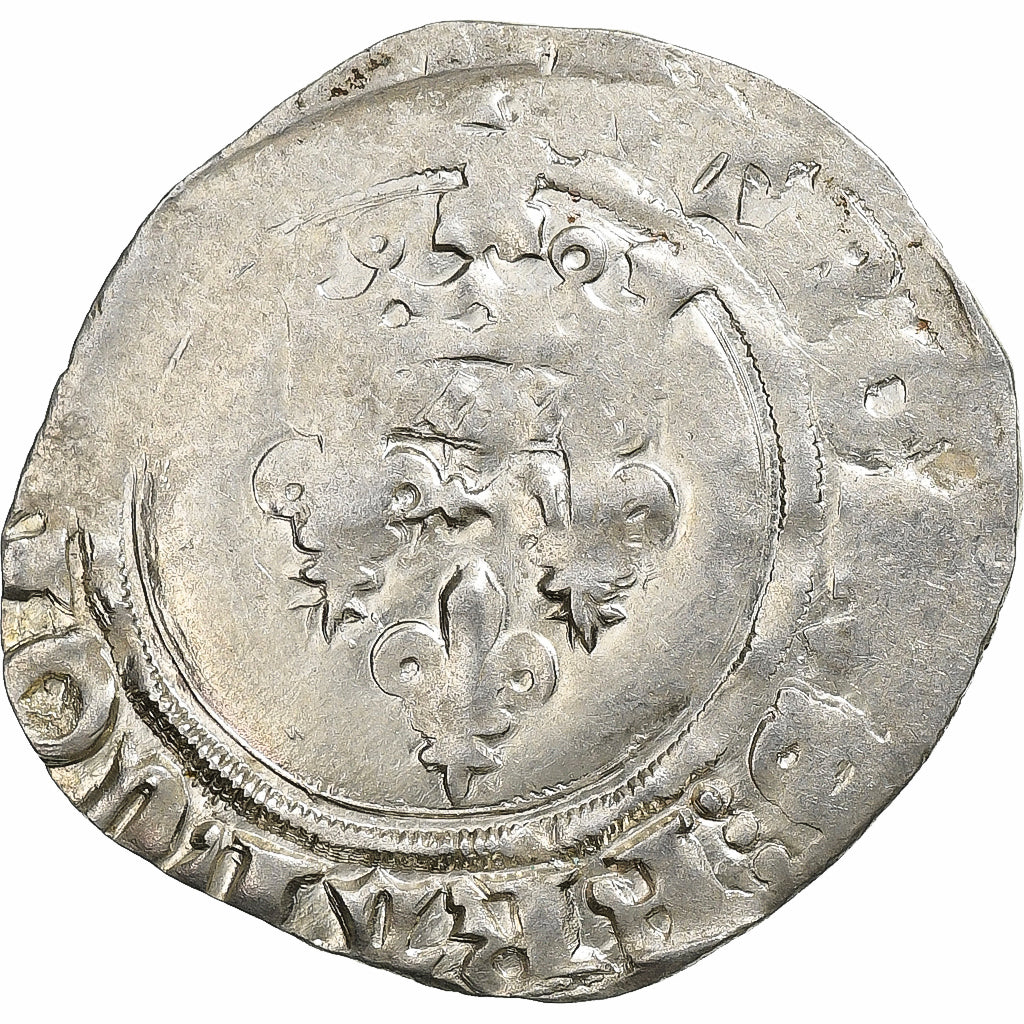 França, Charles VI, Florette, 1380-1422, Uncertain mint, Lingote, VF(30-35)