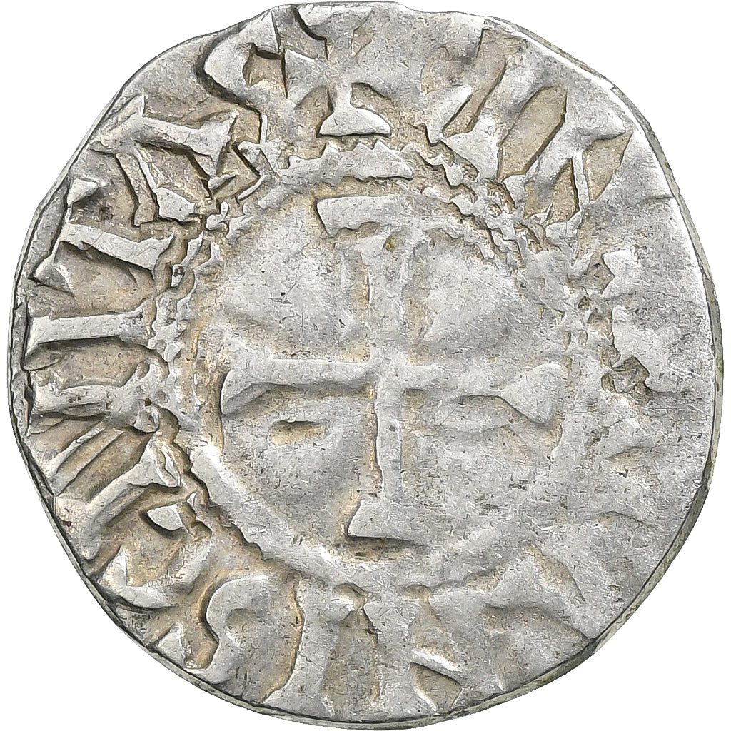 France, Charles le Chauve, Denier, 840-877, Le Mans, Billon, TTB