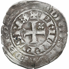 France, Philippe VI, Gros à la fleur de lis, 1341-1350, Billon, VF(30-35)