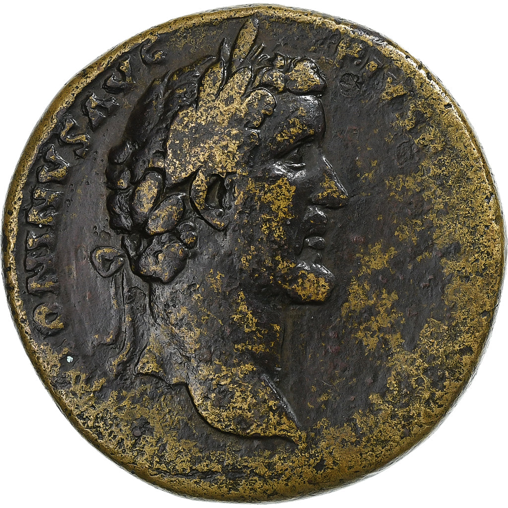 Antonin le Pieux, Sesterce, 140-144, Rome, Bronze, TB+