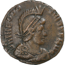Theodosius I, Follis, 378-383, Kyzikos, Bronce, MBC, RIC:14c