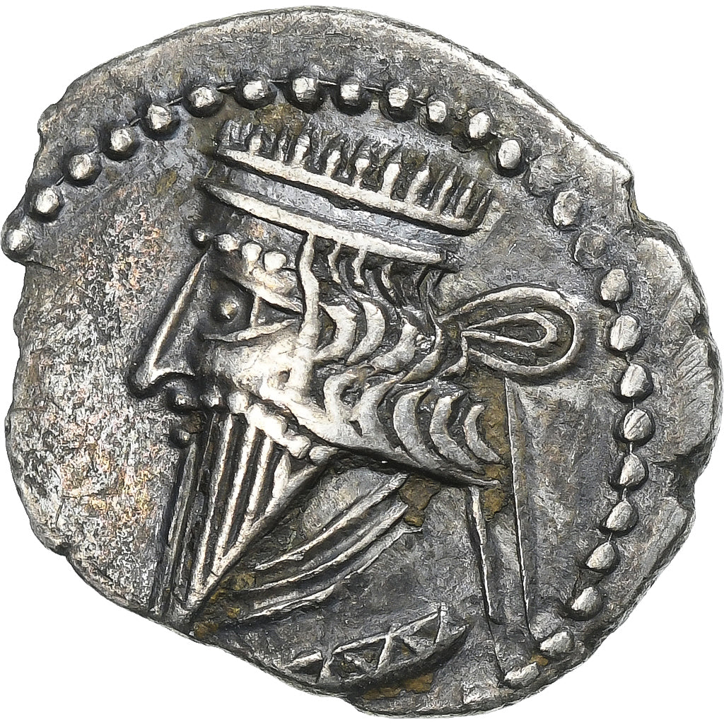 Parthia (Kingdom of), Mithradates V, Drachm, ca. 128-147, Silver, AU(50-53)