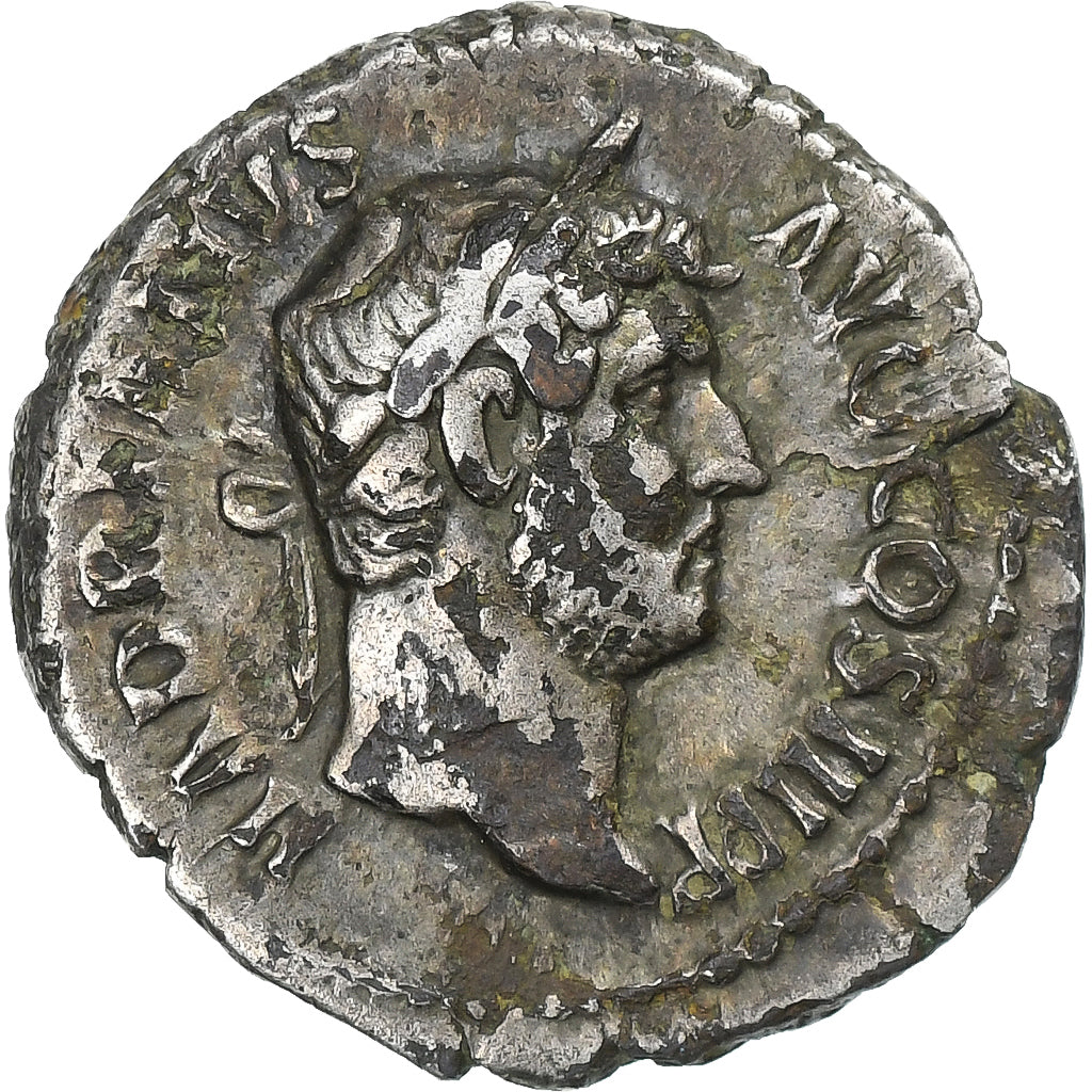 Hadrian, Denarius, 130-138, Fourrée, Silvered bronze, EF(40-45)