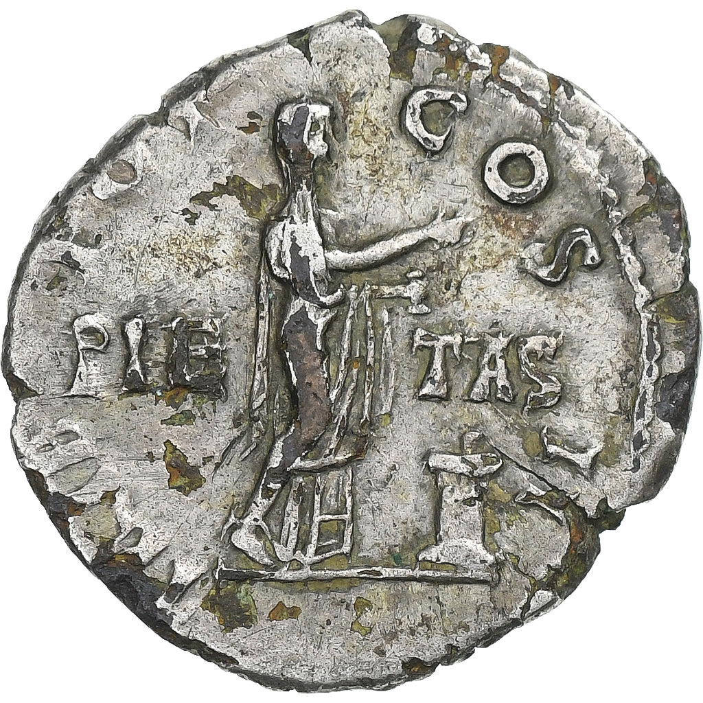 Hadrian, Denarius, 130-138, Fourrée, Silvered bronze, EF(40-45)