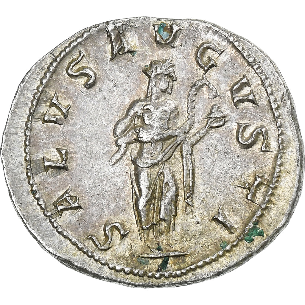 Gordian III, Denarius, 241, Rome, Silver, AU(50-53), RIC:129a