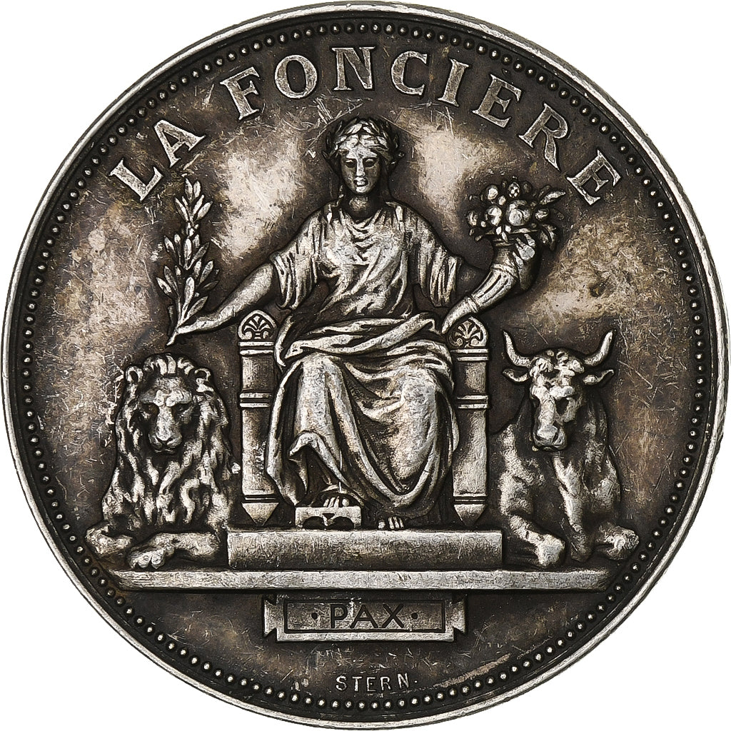 Francia, medaglia, La Foncière, Assurances contre l'Incendie & le Chomage