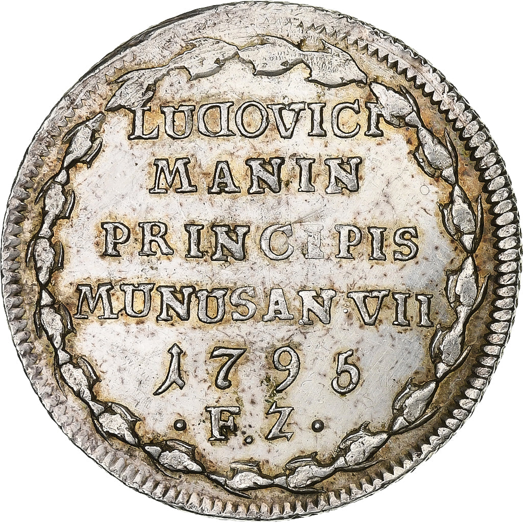 République de Venise, Lodovico Manin, Osella, 1795, Venise, Argent, TTB+