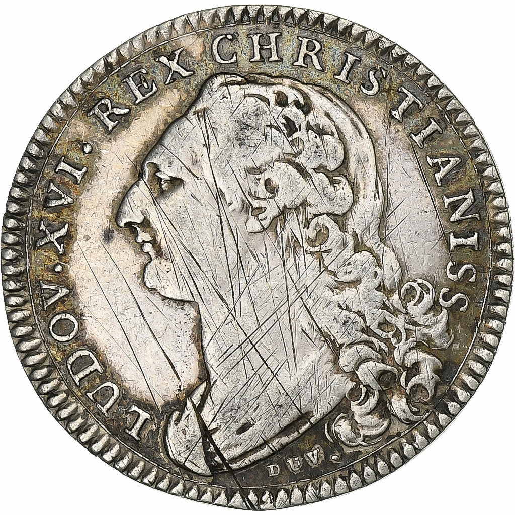 Frankreich, betaalpenning, Louis XVI, Etats de Bretagne, 1778, Silber, SS