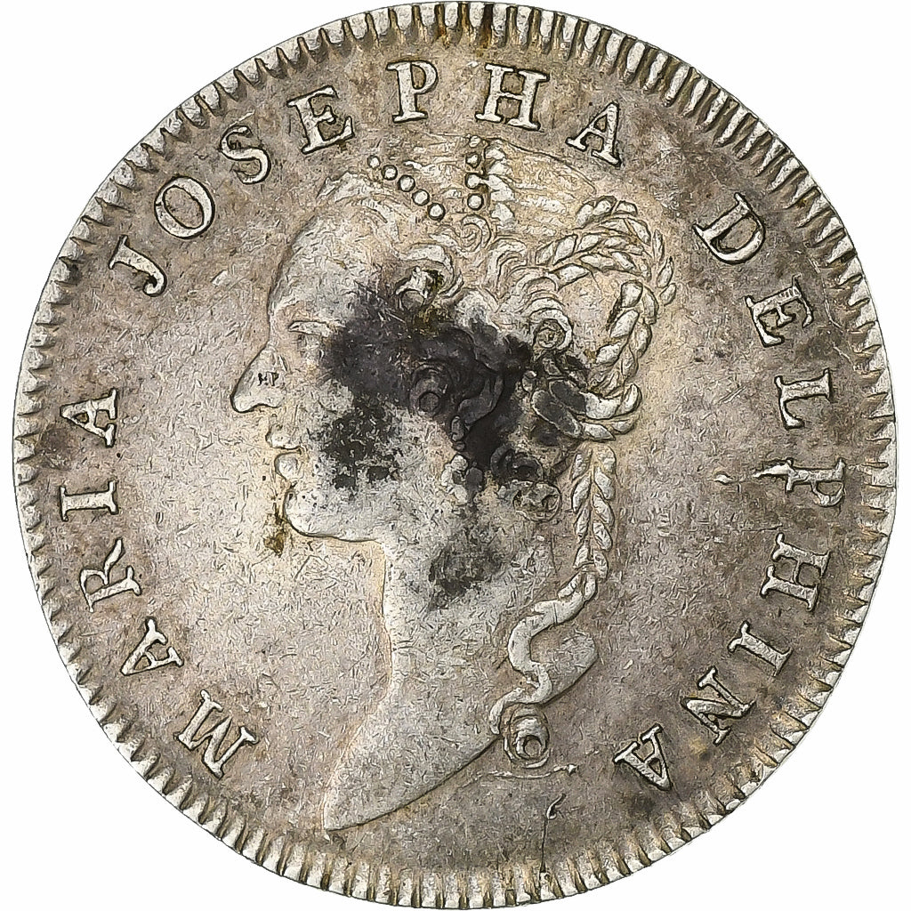 France, Jeton, Marie-Josèphe de Saxe, Second Mariage du dauphin Louis, 1758