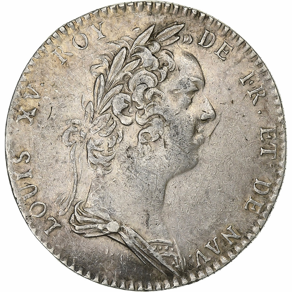 França, Token, Luís XV, Académie Française, n.d., Prata, EF(40-45)