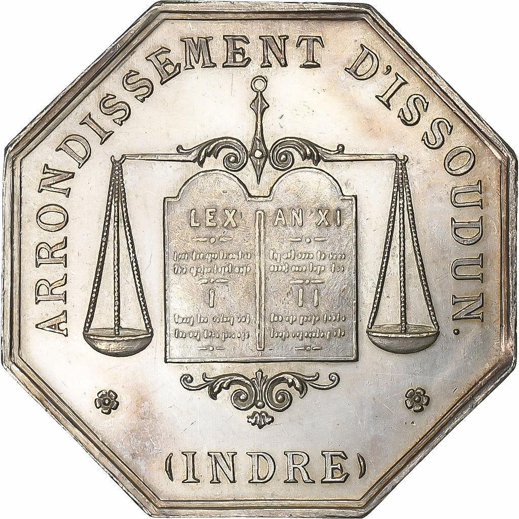 Francia, ficha, Notaires de l'Arrondissement d'Issoudun, Indre, n.d., Argento