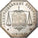 France, Token, Notaires de l'Arrondissement d'Issoudun, Indre, n.d., Silver