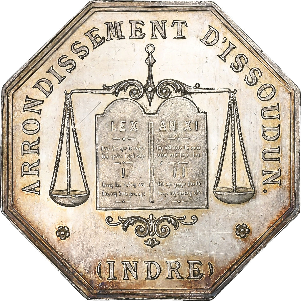 Francia, ficha, Notaires de l'Arrondissement d'Issoudun, Indre, n.d., Argento