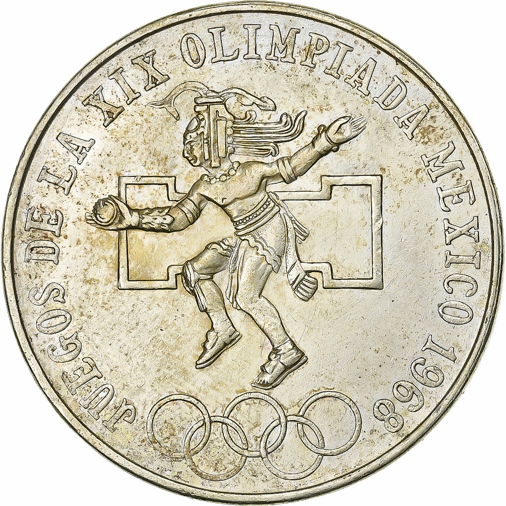 Mexique, 25 Pesos, Summer Olympics - Mexico, 1986, Mexico City, Argent, SUP