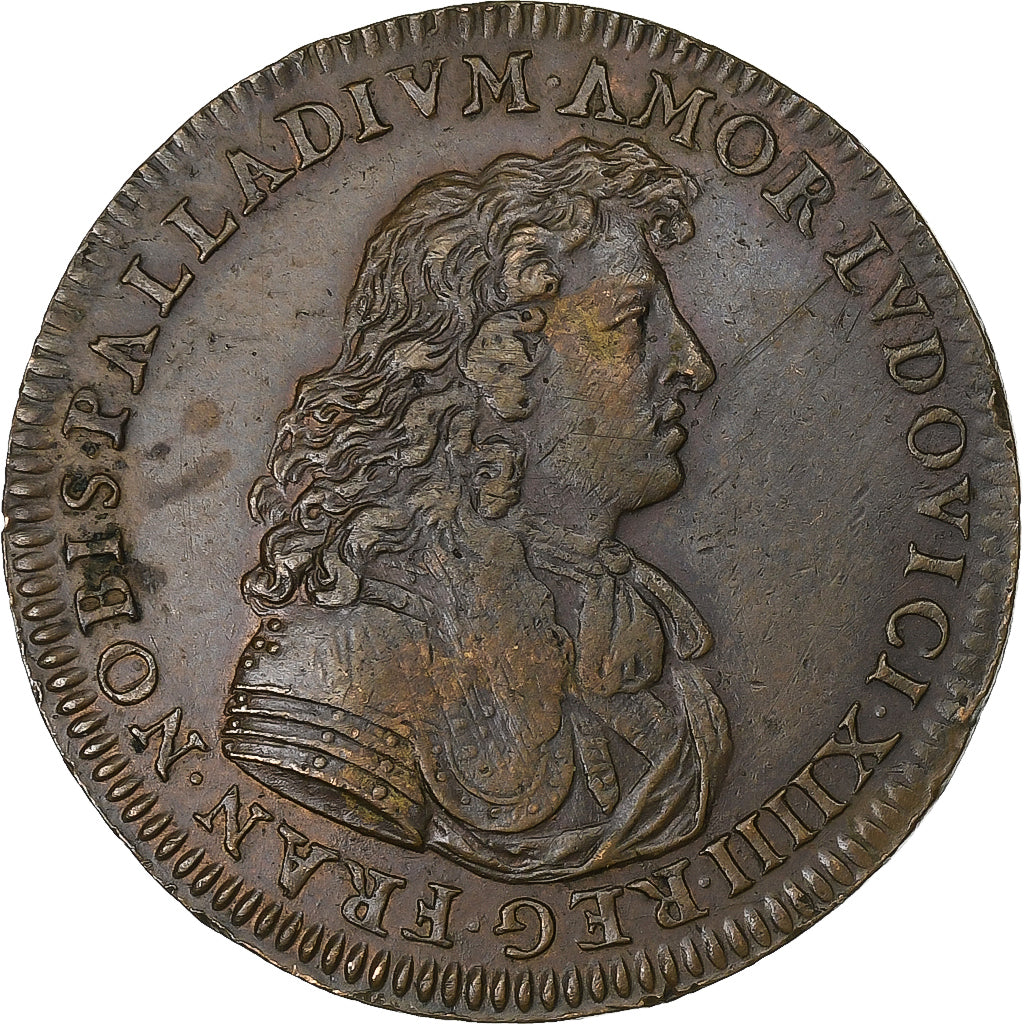 Francia, ficha, Louis XIV, Conquête de la Franche-Comté, 1674, Rame, BB+