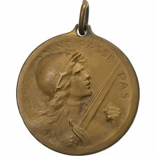 France, Medal, Verdun, On ne passe pas, Copper, MS(60-62)