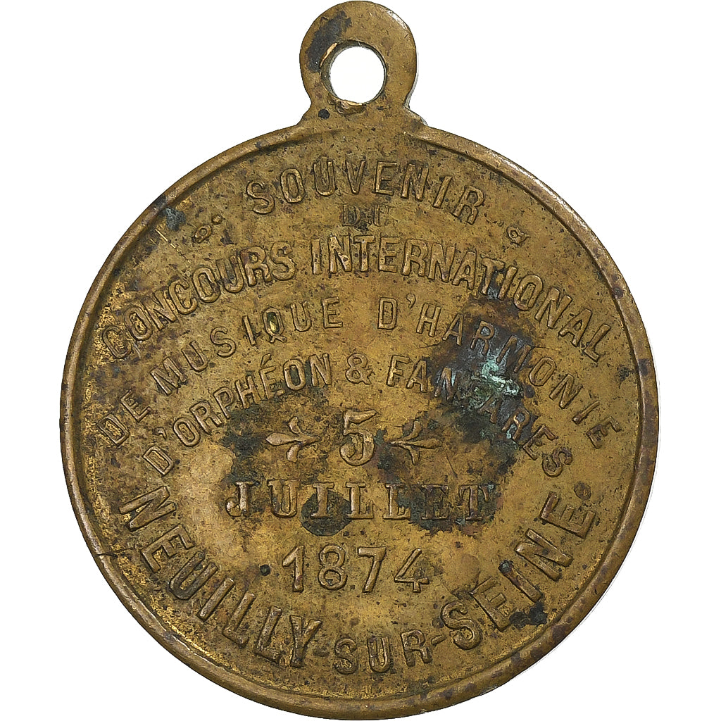 Frankreich, Medaille, Concours International de Musique, Neuilly-sur-Seine