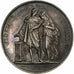 Francja, Token, Mariage, Fidélité Bonheur, 1853, Srebro, Petit, AU(55-58)