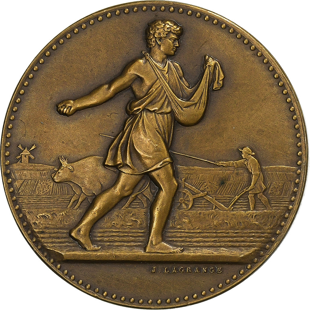 Francia, medalla, Comice Agricole de l'Arrondissement de Nevers, n.d., Bronce