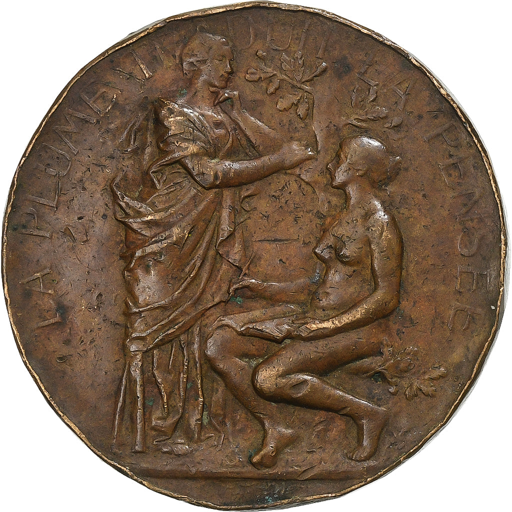 Francia, medalla, 50 Ans de la fondation de l’usine Blanzy-Poure, 1896