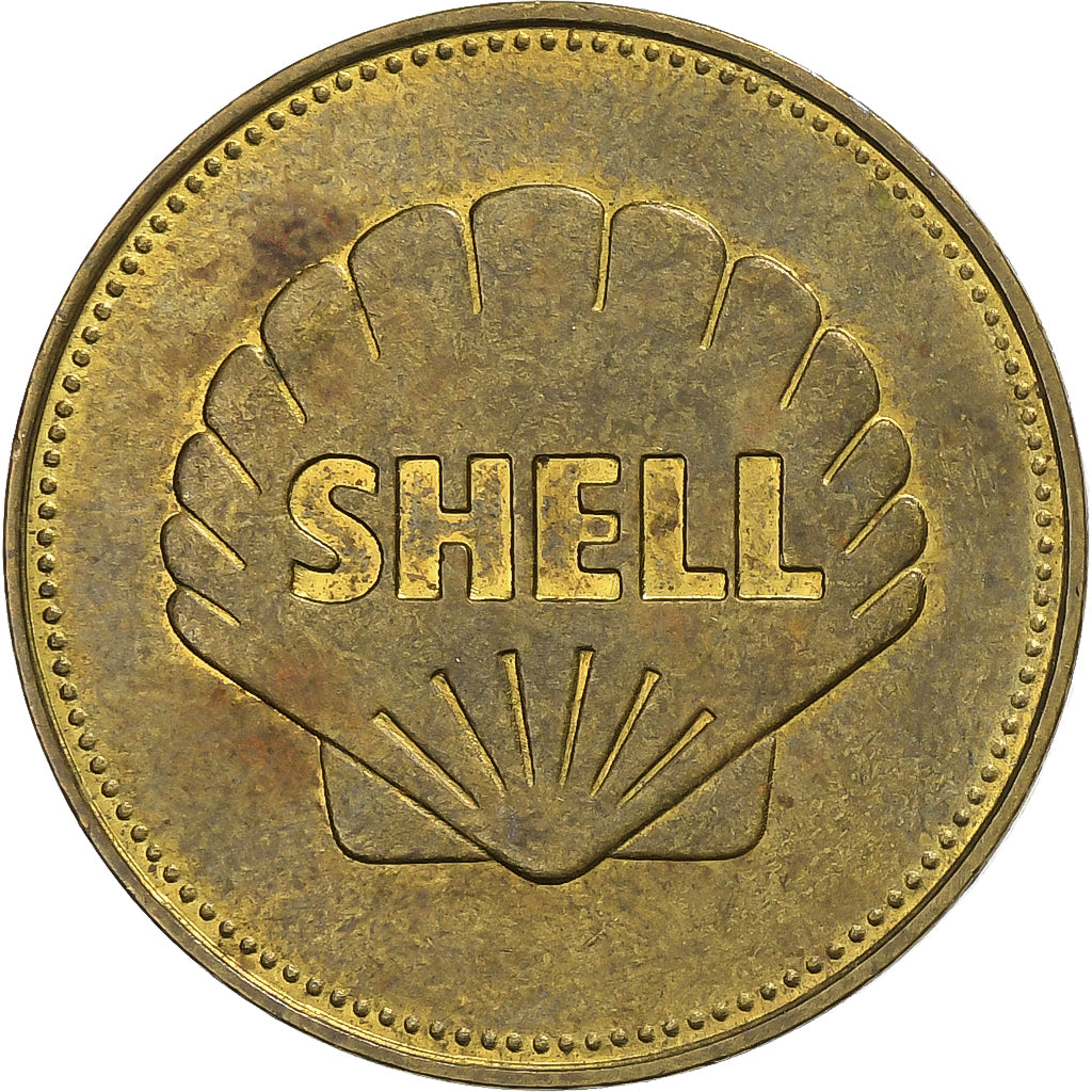 Francia, zeton, Collection Shell, Icarus et Daedalus, Latón, EBC