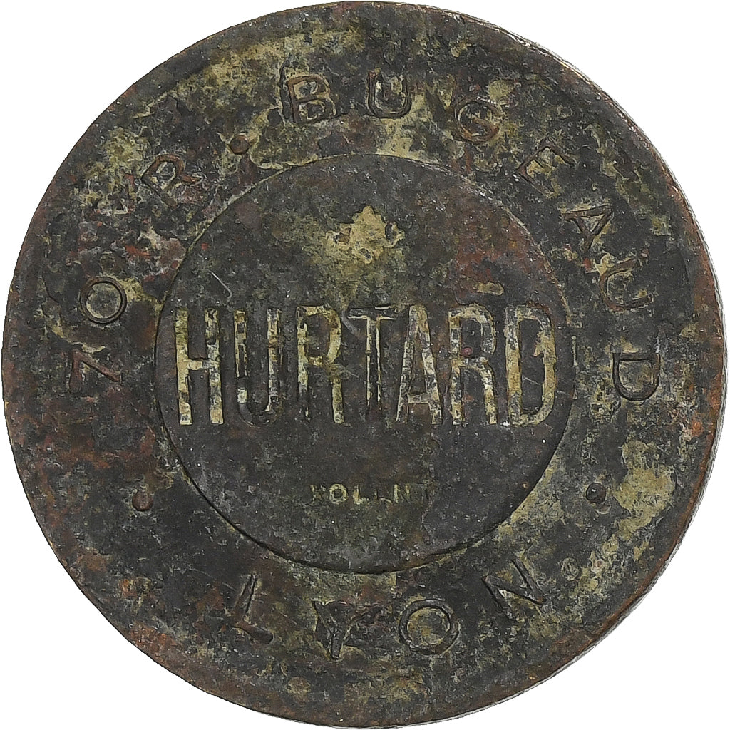 Francia, Game Token, Jeux de cafés Hurtard, Lyon, Latón, BC+