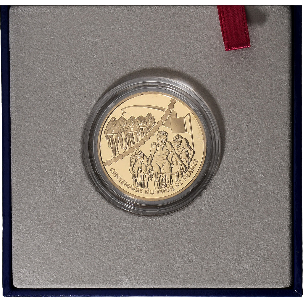 France, 20 Euro, Tour de France, Sprint, Proof, 2003, MDP, Gold, MS(65-70)